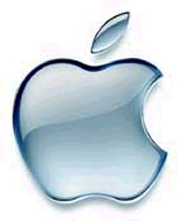 logo apple metal